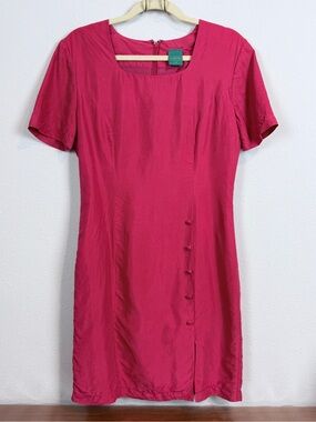 Vintage Canda Women’s Silk Shift Dress 38/6